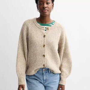 Sonoma NWoT Oat Heather Cozy Heritage Cardigan Size Medium